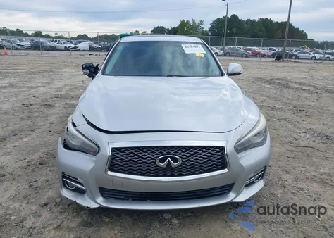 2014 Infiniti Q50 Premium из США, поврежденный, VIN JN1BV7AP8EM677511